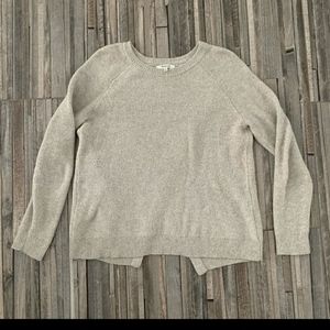 Madewell Open Back Knit Sweater M